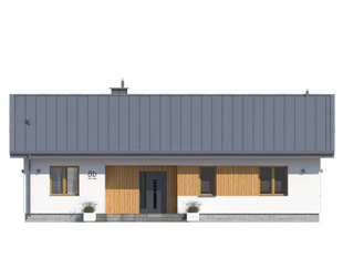 Projekt domu Fistaszek 5 - elewacje