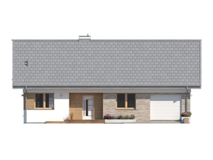 Projekt domu Fistaszek 7 - elewacje