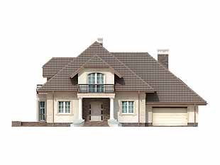 Projekt domu Goplana - elewacje