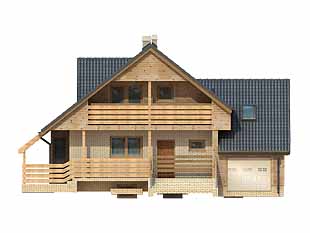 Projekt domu Grab dr-C - elewacje