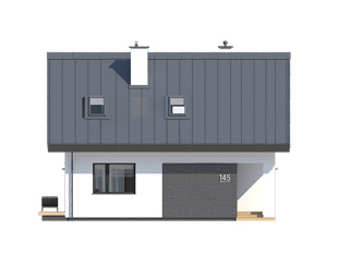 Projekt domu Groszek 2 - elewacje