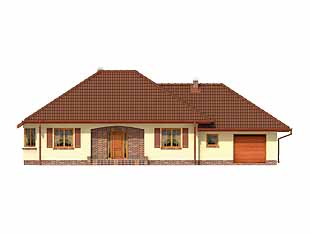 Projekt domu Grot 3 - elewacje