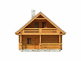 Projekt domu Gwarek bal - elewacje