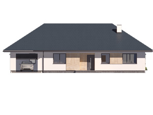 Projekt domu Gwiazdka 6 - elewacje