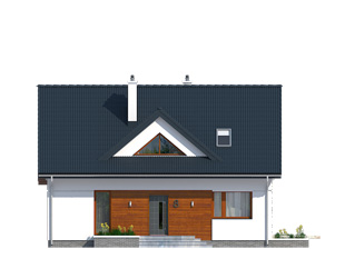 Projekt domu Ibis - elewacje