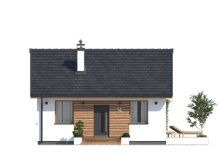 Projekt domu Imbir 4 - elewacje