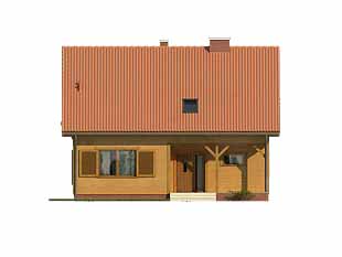 Projekt domu Indygo dr-S - elewacje