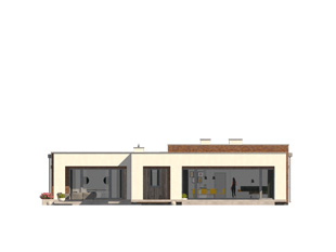 Projekt domu Jadeit 2 - elewacje