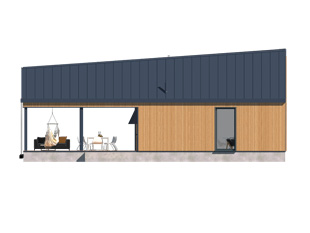 Projekt domu Jaskier dr-S - elewacje