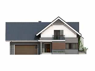 Projekt domu Jaspis 3 - elewacje