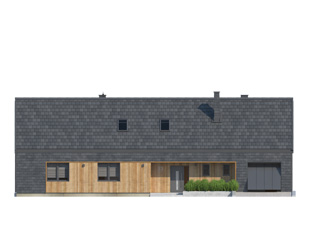 Projekt domu Jemioła 3 - elewacje