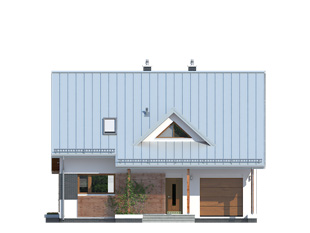 Projekt domu Jeżyna 3 - elewacje