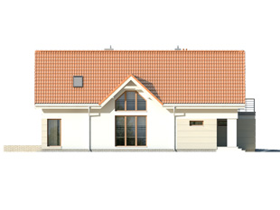 Projekt domu Jodła - elewacje