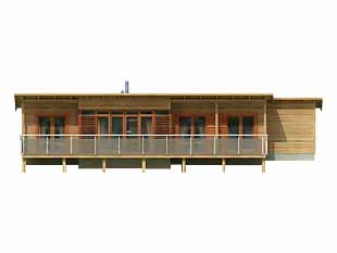 Projekt domu Klif dr-S - elewacje