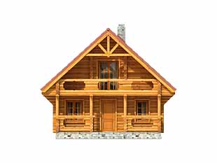 Projekt domu Konwalia bal - elewacje