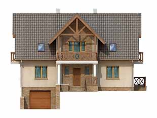 Projekt domu Kora - elewacje