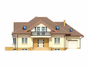 Projekt domu Koral 2 - elewacje