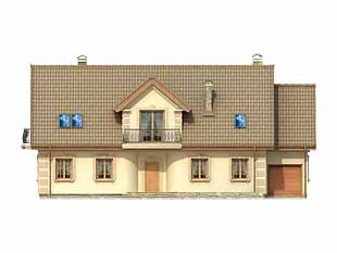 Projekt domu Korona - elewacje