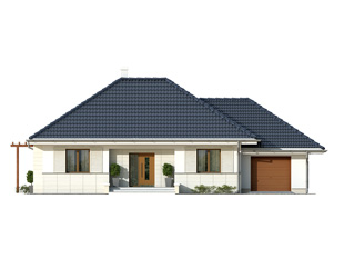 Projekt domu Libra - elewacje