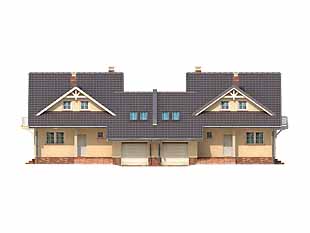 Projekt domu Lira - elewacje