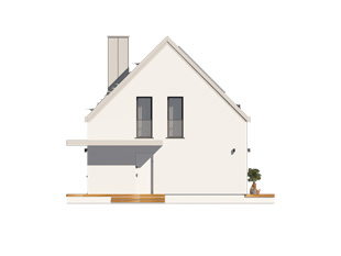 Projekt domu Lopra 2 - elewacje