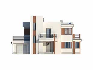 Projekt domu Luna - elewacje