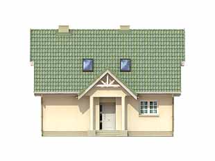 Projekt domu Maciejka - elewacje