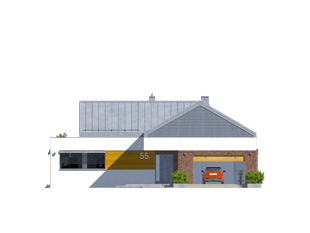 Projekt domu Madera - elewacje