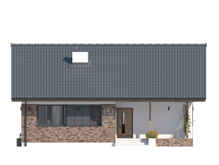 Projekt domu Mak 3 - elewacje