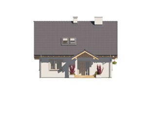 Projekt domu Malinowy - elewacje