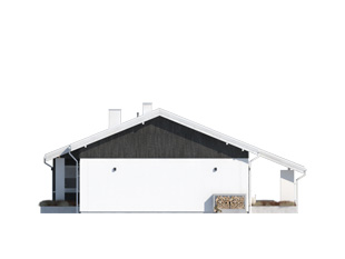 Projekt domu Malmo - elewacje