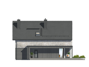 Projekt domu Malutki 5 - elewacje