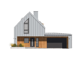 Projekt domu Malutki 6 - elewacje