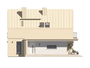 Projekt domu Malutki 8 - elewacje