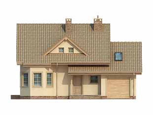 Projekt domu Marta - elewacje