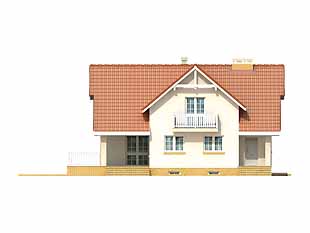 Projekt domu Mazurek 3 - elewacje