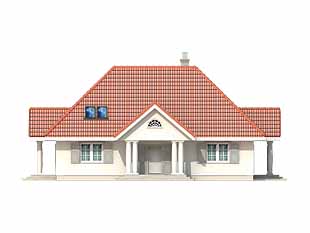 Projekt domu Murena - elewacje