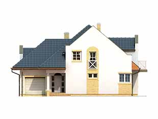 Projekt domu Natolin - elewacje