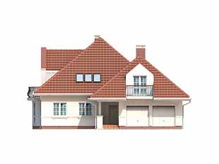 Projekt domu Ocean - elewacje