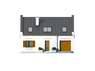 Projekt domu Olaf - elewacje