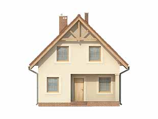 Projekt domu Oliwka - elewacje