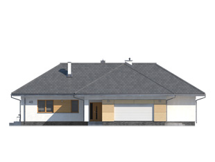 Projekt domu Orchidea - elewacje