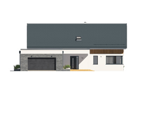 Projekt domu Piko - elewacje