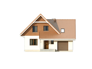 Projekt domu Piryt 3 - elewacje