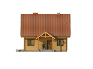 Projekt domu Pliszka 2 dr-S - elewacje