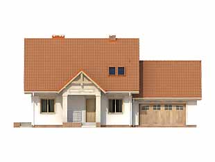 Projekt domu Pliszka 3 - elewacje