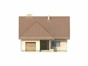 Projekt domu Plus - elewacje