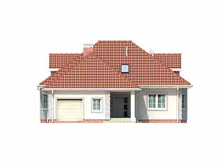 Projekt domu Poemat 2 - elewacje