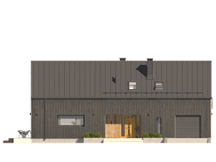 Projekt domu Pogodny 2 - elewacje