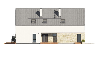 Projekt domu Pogodny 3 - elewacje